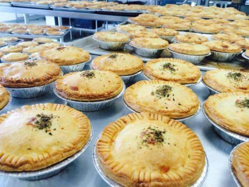 In store exclusive! Savory meat pies from our friends at Mountain Pie Company