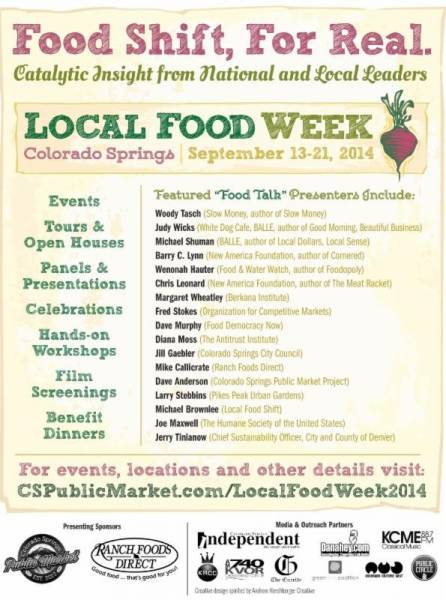 Thanks, Colorado Springs, for supporting Local Food Week!