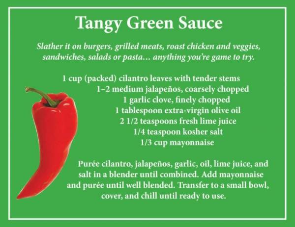 Recipe: Tangy Green Sauce