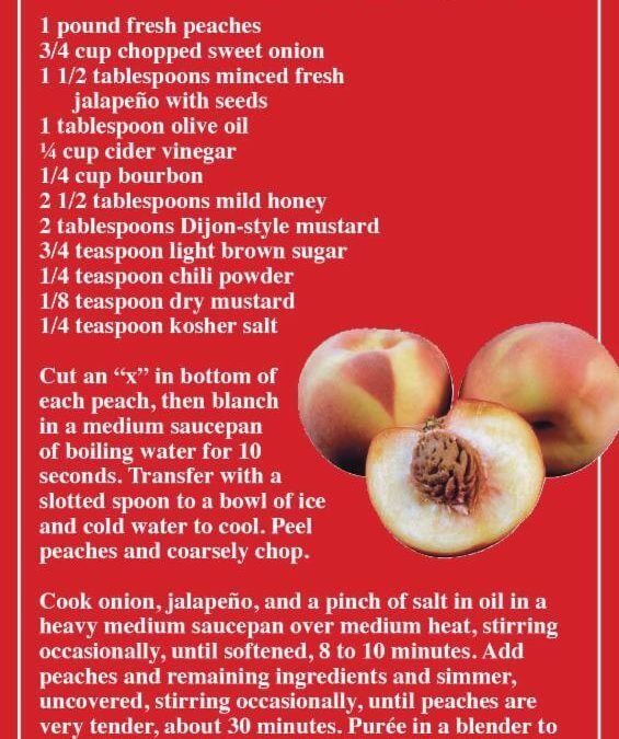 Recipe: Colorado Peach BBQ Sauce