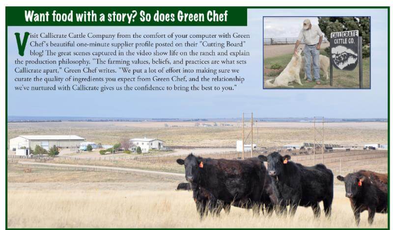 Green Chef is the only meal kit company to feature Callicrate Beef! Here’s why they do.